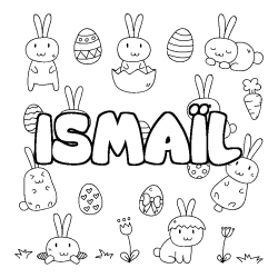 ISMA&Iuml;L - Easter background coloring