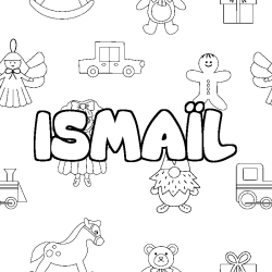 ISMA&Iuml;L - Toys background coloring