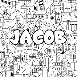 JACOB - City background coloring