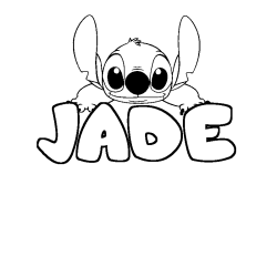 JADE - Stitch background coloring