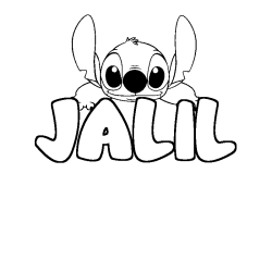 JALIL - Stitch background coloring
