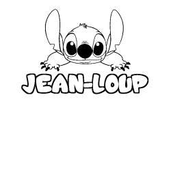 JEAN-LOUP - Stitch background coloring