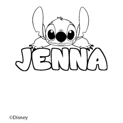 JENNA - Stitch background coloring