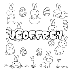 JEOFFREY - Easter background coloring