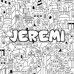 JEREMI - City background coloring