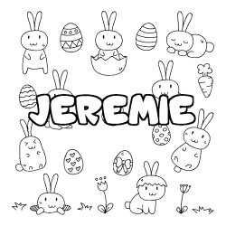 JEREMIE - Easter background coloring