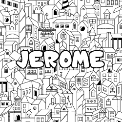 JEROME - City background coloring