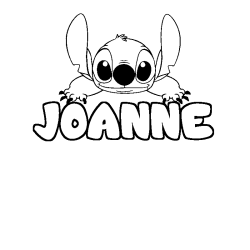 JOANNE - Stitch background coloring