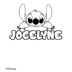 JOCELYNE - Stitch background coloring