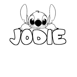 JODIE - Stitch background coloring