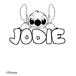 JODIE - Stitch background coloring