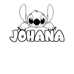 JOHANA - Stitch background coloring