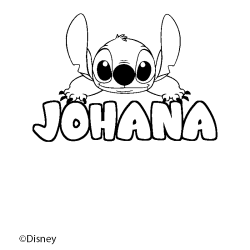 JOHANA - Stitch background coloring