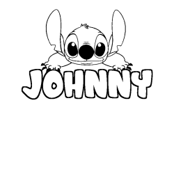 JOHNNY - Stitch background coloring