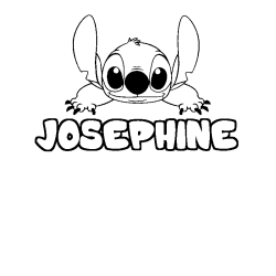 JOSEPHINE - Stitch background coloring