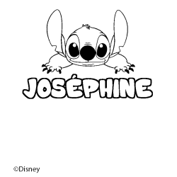 JOS&Eacute;PHINE - Stitch background coloring