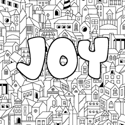 JOY - City background coloring