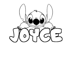 JOYCE - Stitch background coloring