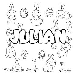 JULIAN - Easter background coloring