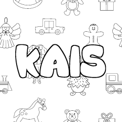 KAIS - Toys background coloring