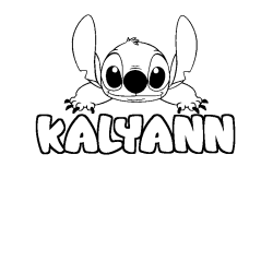 KALYANN - Stitch background coloring