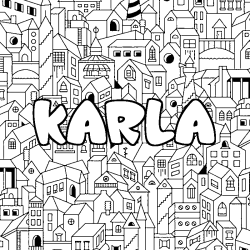 KARLA - City background coloring