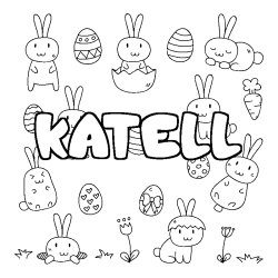 KATELL - Easter background coloring