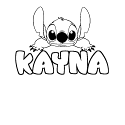 KAYNA - Stitch background coloring
