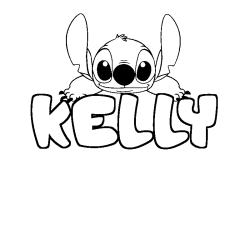 KELLY - Stitch background coloring