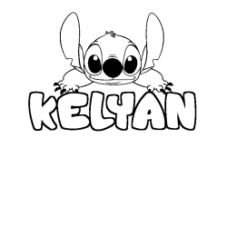 KELYAN - Stitch background coloring