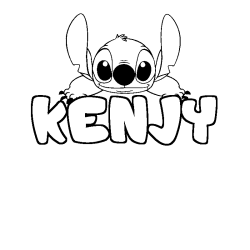 KENJY - Stitch background coloring