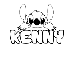KENNY - Stitch background coloring