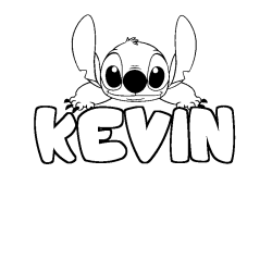 KEVIN - Stitch background coloring