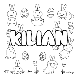 KILIAN - Easter background coloring