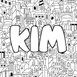 KIM - City background coloring