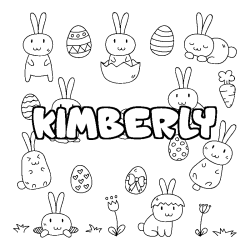 KIMBERLY - Easter background coloring