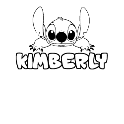 KIMBERLY - Stitch background coloring