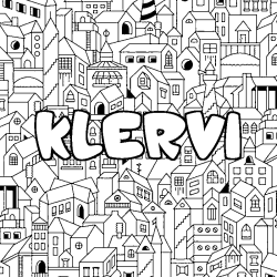 KLERVI - City background coloring