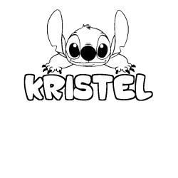KRISTEL - Stitch background coloring
