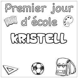 KRISTELL - School First day background coloring