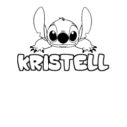 KRISTELL - Stitch background coloring