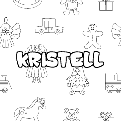 KRISTELL - Toys background coloring