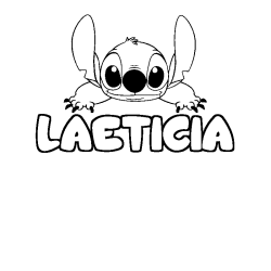 LAETICIA - Stitch background coloring