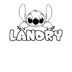 LANDRY - Stitch background coloring