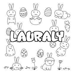 LAURALY - Easter background coloring