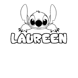LAUREEN - Stitch background coloring