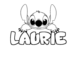 LAURIE - Stitch background coloring