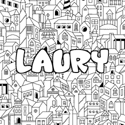 LAURY - City background coloring