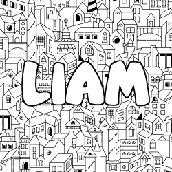LIAM - City background coloring