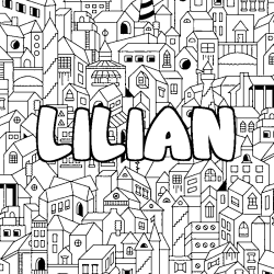 LILIAN - City background coloring